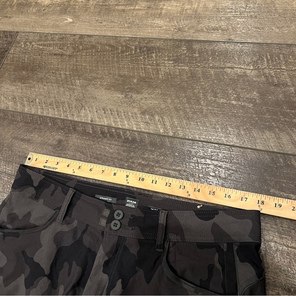 prAna Halle Straight Womens Hiking Pant II Charcoal Camo Size 14R  display picture 1